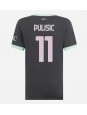 AC Milan Christian Pulisic #11 Kolmaspaita Naisten 2024-25 Lyhythihainen